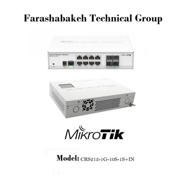 سوئیچ Mikrotik مدل CRS212-1G-10S-1S+IN