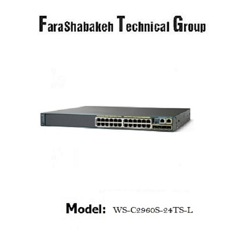 سوئیچ شبکه 24 پورت مدل WS-C2960S-24TS-L