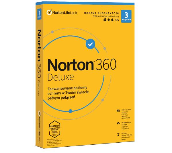 Norton 360 Deluxe 25GB (3 devices / 1 year) 